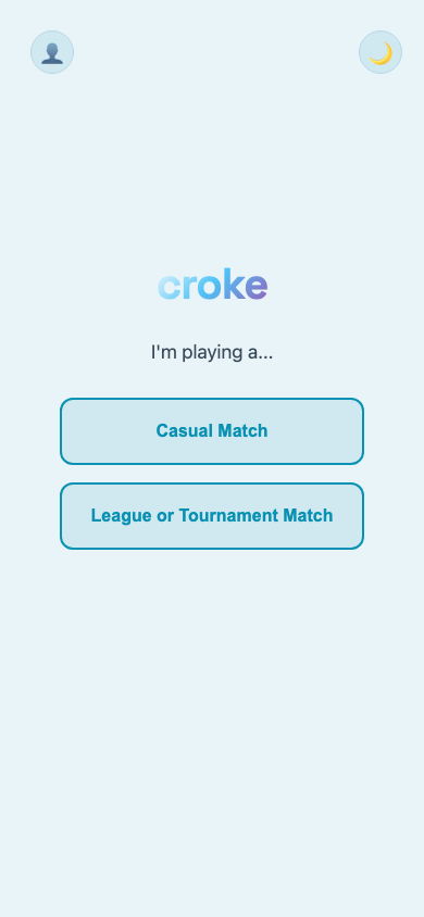 Profile icon on home screen